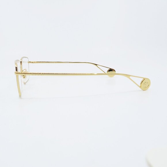 Gucci GG0439O 006 55mm Gold/Gold Metal, New Men's Eyeglasses Frames. - Picture 6 of 8